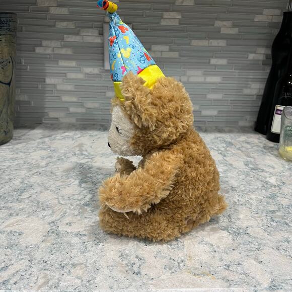 Disney Parks Duffy It's My Birthday Teddy Bear Hidden Mickey 17" Plush - Picture 6 of 6